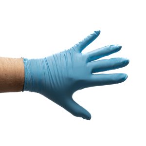 3mm Nitrile Disposable Blue Gloves